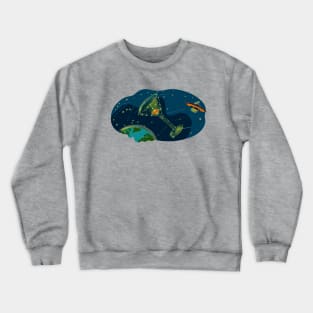 Martian Martini Crewneck Sweatshirt